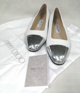 パンプス（銀・白）|JIMMY CHOO