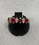 石付きリング|K18