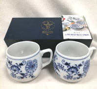 ブルーオニオン柄マグカップ|カールスバード