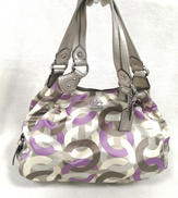 トートバック(グレー&パープル)|COACH