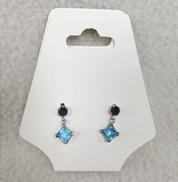 青石付ピアス|K14WG