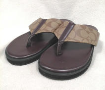 メンズサンダル（茶）|COACH