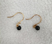 石付きピアス|K18
