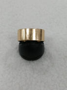 リング（シンプル平打・日付イニシャル入）|K18