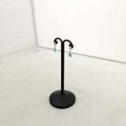 石付きピアス|K14WG