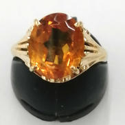 K18リング|宝石付きリング