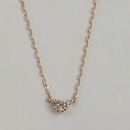 K10石付ネックレス|K10