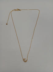 K18ネックレス(ダイアモンド付き)|K18