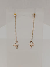 K10石付ビアス|K10