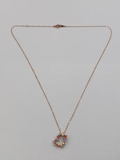 石付きK10ネックレス|K10PG