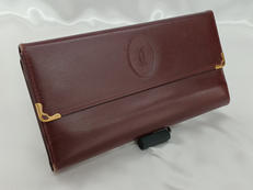 三つ折りがま口財布|CARTIER