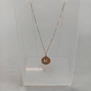 K10石付きネックレス|K10