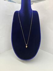 K10石付きネックレス|K10