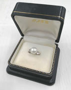 真珠天然ダイヤモンドリング|PT900