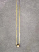 K18石付きネックレス|K18