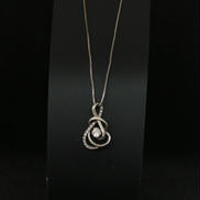 シルバーネックレス|