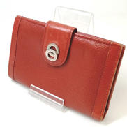 二つ折り財布(赤)|BVLGARI