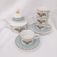 ティーポット・カップ&ソーサー4客セット|VILLEROY&BOCH
