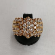 K18石付きリング|K18リング