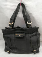 レザーバック 黒|SEE BY CHLOE