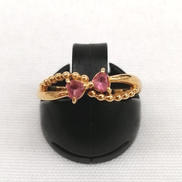 K18石付きリング|K18リング