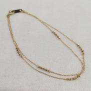 K18 2連ブレスレット|K18ブレスレット