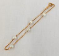 石付きブレスレット|K18