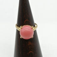 リング　石付き|K18