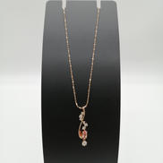 ネックレス(ダイヤ ロードクロサイト)|K18