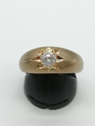 リング 石付き|K18