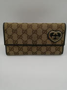 ラブリーハート2つ折り長財布|GUCCI