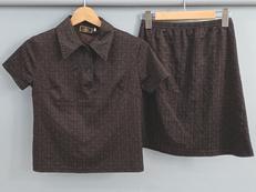 ズッカ柄ポロシャツスカートセット|FENDI