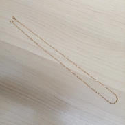 K18YGネックレス 45CM|ナスカン不良