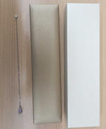 K18WGネックレス 38CM|紫色石付