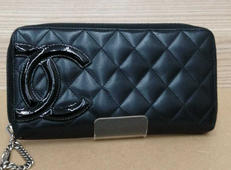 カンボンライン ラウンドファスナー長財布|CHANEL