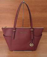 JET SET SAFFIANO LEATHER TOTE|MICHAEL　KORS