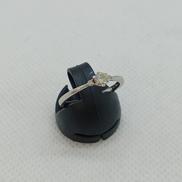 PT900リング 10.5号|透明石付 0.20 0.02刻印