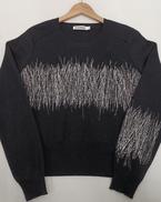ニット ブラック×シルバーライン|JILSANDER
