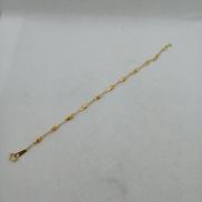 K18YGブレスレット　切れあり|ー