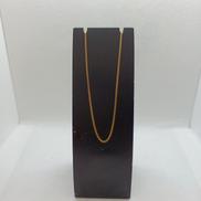 K18YGネックレス　40CM|ー