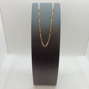 K18YGネックレス　40CM|ー