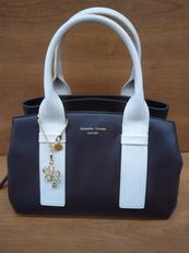 トリコロールカラーハンドルバッグ|SAMANTHA THAVASA