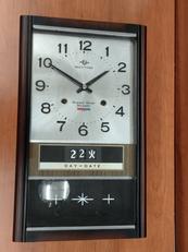 【JUNK】ねじ巻式柱時計|RHYTHM