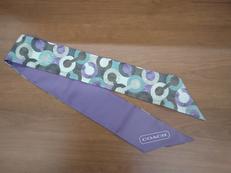 リバーシブルリボンスカーフ|COACH