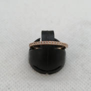 K14YG透明石付リング 1.1G|#11