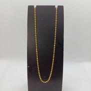 K18YGネックレス　40CM|-