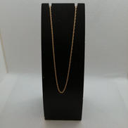 K18YG ネックレス　41CM|ー