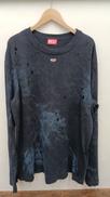 クラッシュ加工ロングスリーブTシャツ|DIESEL