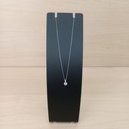 PT900トップPT850ネックレス 42CM|透明石付 0.338刻印有