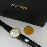 18Kケースバック・クォーツ|WALTHAM